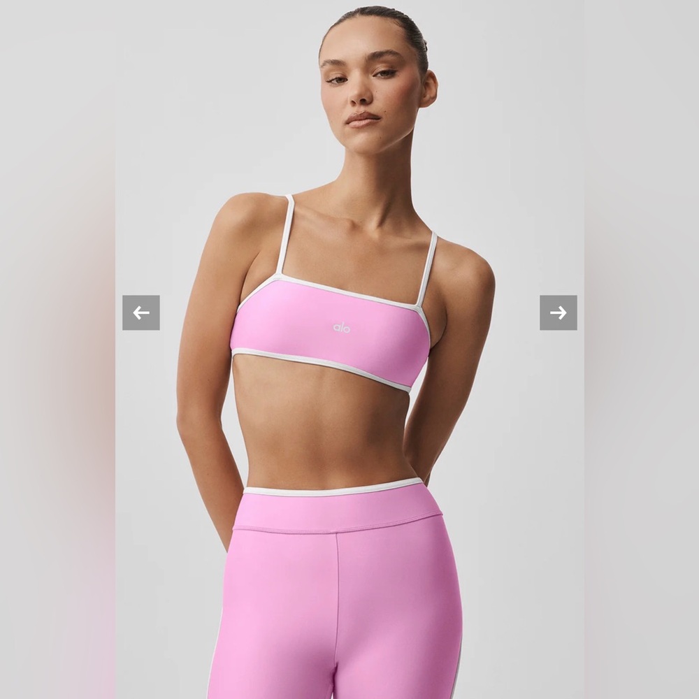 ALO Yoga Women’s Pink Strappy set